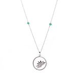 Lotus In A Circle For Abundance