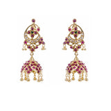 Flower Moon Stud Aparna Jhumkas