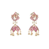 Peacock Stud Aparna Jhumkis
