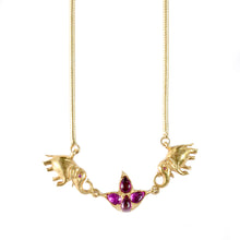 Load image into Gallery viewer, Lakshmi Lotus Elephant Necklace
