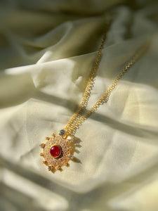 The Victorian Dot Necklace- Gold Plated