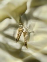Trikon Filigree Earrings- Silver