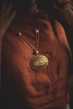 Load image into Gallery viewer, Abode Of The Lotus Necklace In Citrine Beads And Baroque Pearls
