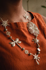 Enchanted Filigree Silver Forest On My Neck