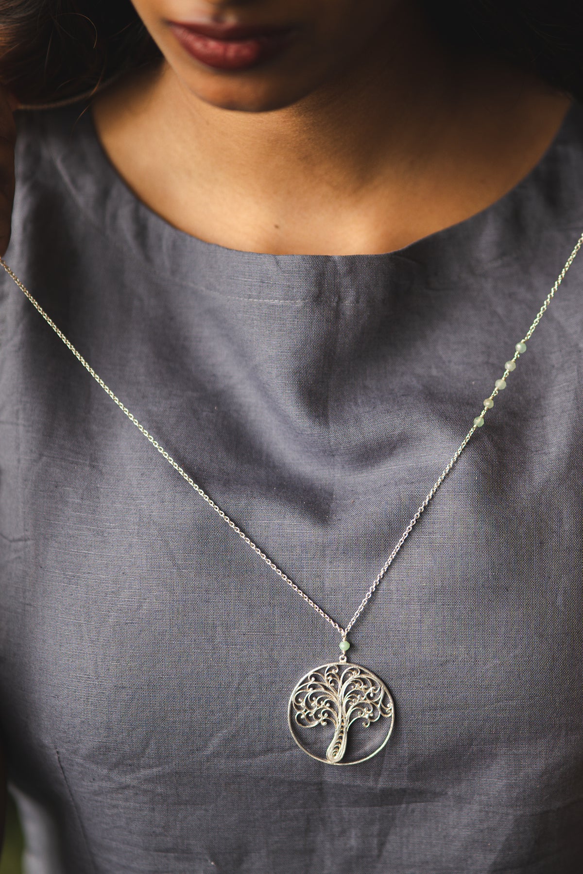 Tree Of Life Filigree Necklace