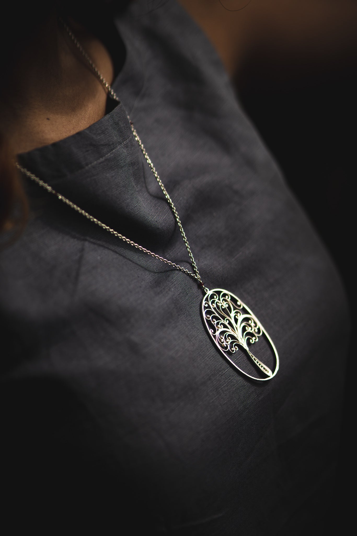 Tree Of Life Filigree Necklace