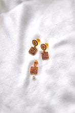 Load image into Gallery viewer, Devi Meenakshi Set (Earrings + Pendants)
