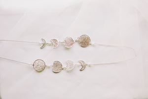 Filigree Phases of the Moon Necklace