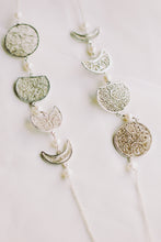 Load image into Gallery viewer, Filigree Phases of the Moon Necklace
