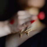 Trident Trishul With Naga Necklace (Gold-Plated)