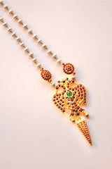 Gandaberunda Temple Necklace (Gold-Plated)