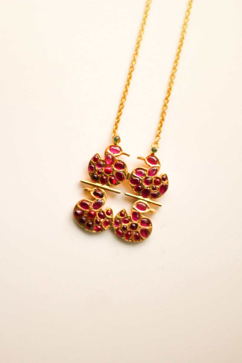 Hamsa Sisterhood Necklace (Gold-Plated)