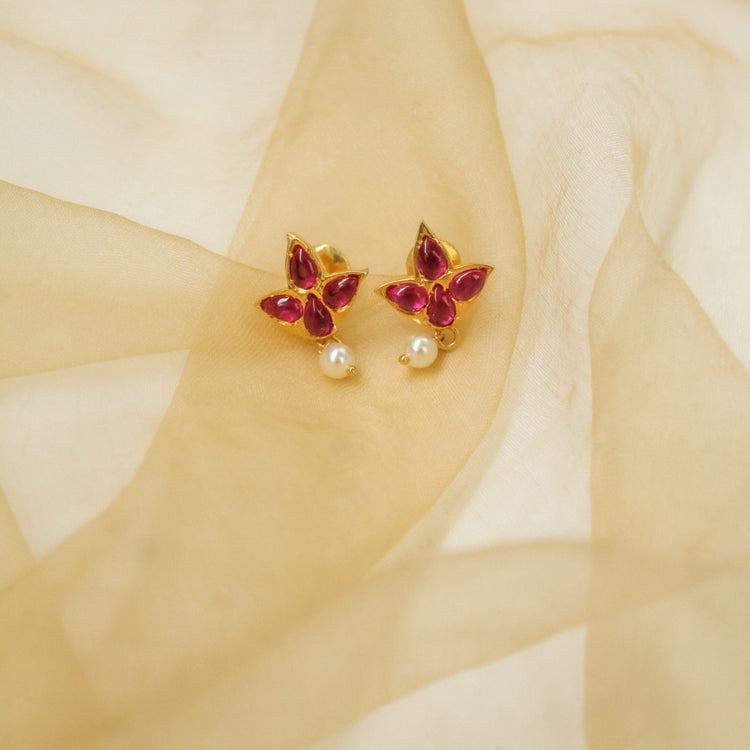 Lotus Pearl Stud