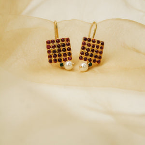 Chettinad Square Earrings