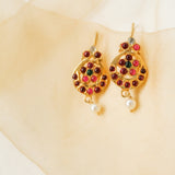Meenakshi Goddess Hoop Earring
