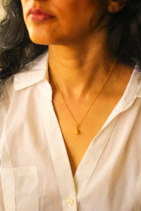 Mallige Bud Necklace (Gold-Plated)