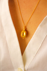 Bija Benih (Seed Pod) Necklace (Gold-Plated)