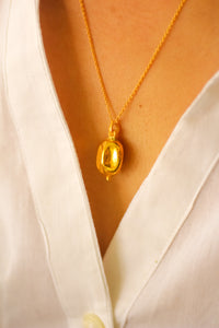 Bija Benih (Seed Pod) Necklace (Gold-Plated)
