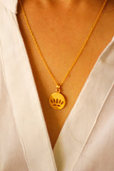 Teratai (Lotus) Necklace (Gold-Plated)