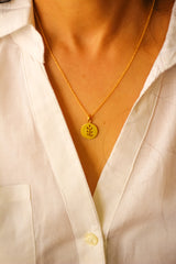 Tulsi Necklace (Gold-Plated)