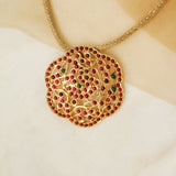 Raakudi Hair Ornament Flower Pendant