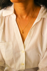 Mallige in Full Bloom Necklace (Gold-Plated)