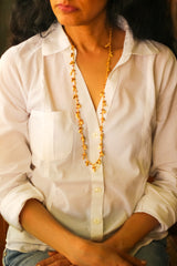 The Harvest Bounties Necklace -Long (Gold-Plated)