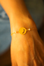 Load image into Gallery viewer, Crescent Tsuki Bracelet (Gold-Plated)
