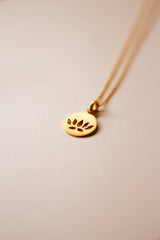 Teratai (Lotus) Necklace (Gold-Plated)