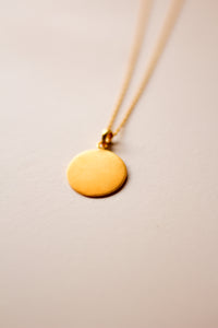 The Circle of Life Necklace -Medium (Gold-Plated)