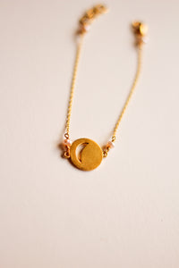Crescent Tsuki Bracelet (Gold-Plated)