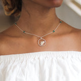 Lotus In A Circle For Abundance
