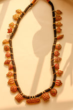 Load image into Gallery viewer, Kamakshi Long Necklace With All Temple Motifs In Harmony (Gold-plated)
