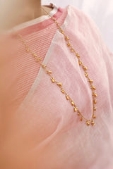 Jasmine Long Garland Necklace (Gold)