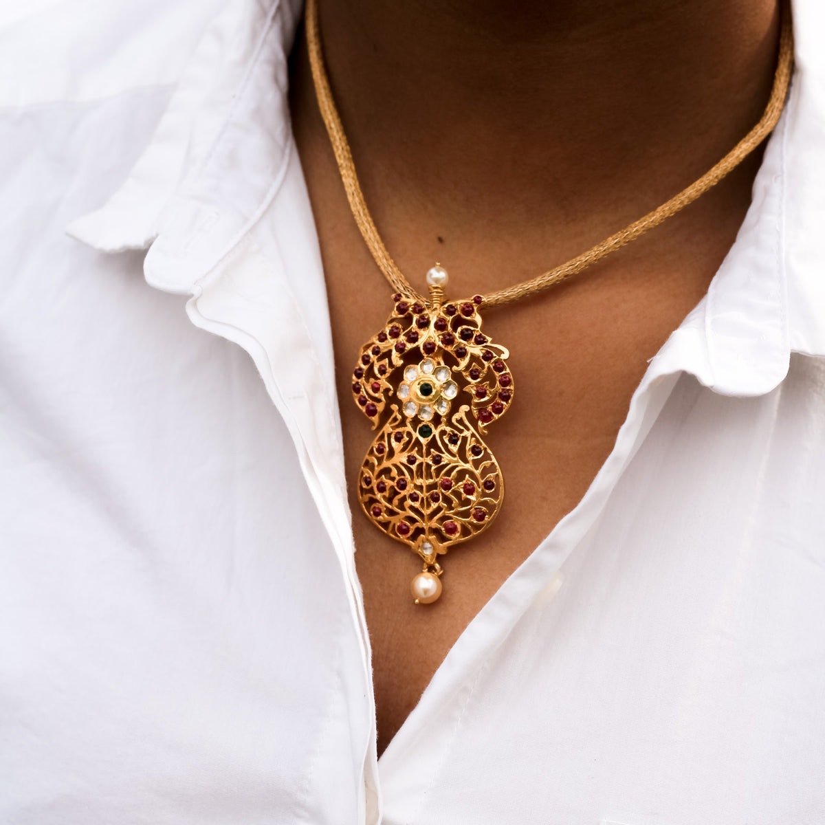 Two Headed Parrot Pendant