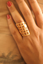Load image into Gallery viewer, Mesh Ring (Gold-Plated)
