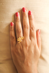 Lotus In Full Bloom Ring (Gold-Plated)