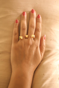 Pyramind Ring (Gold-Plated)