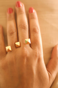 Pyramind Ring (Gold-Plated)