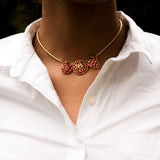 Saraswati Nama Flower Necklace