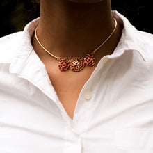 Load image into Gallery viewer, Saraswati Nama Flower Necklace

