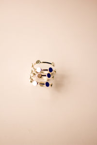 Dot Coil Flow Ring (Silver)