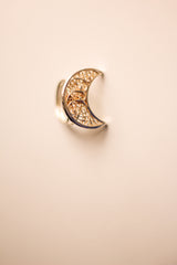 Filigree Crescent Ring (Silver)
