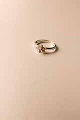 Blooming Lotus Mini Ring (Silver)