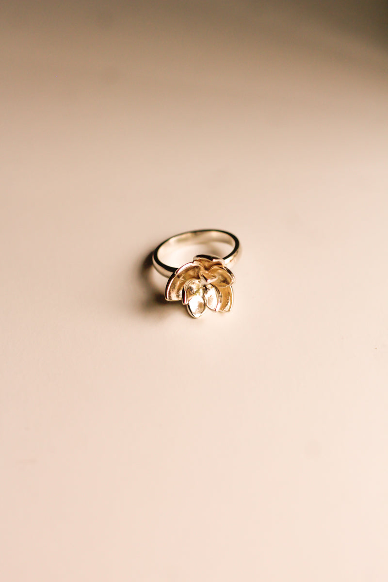 Blooming Lotus Ring (Silver)