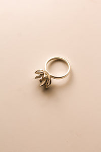 Blooming Lotus Ring (Silver)