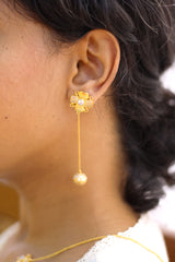 Corolla Earrings (Gold-Plated)