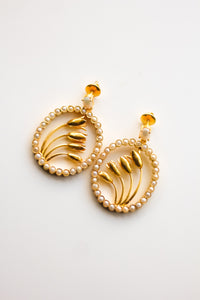 Blooming Jasmine Earrings (Gold)