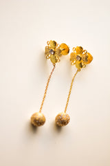 Corolla Earrings (Gold-Plated)