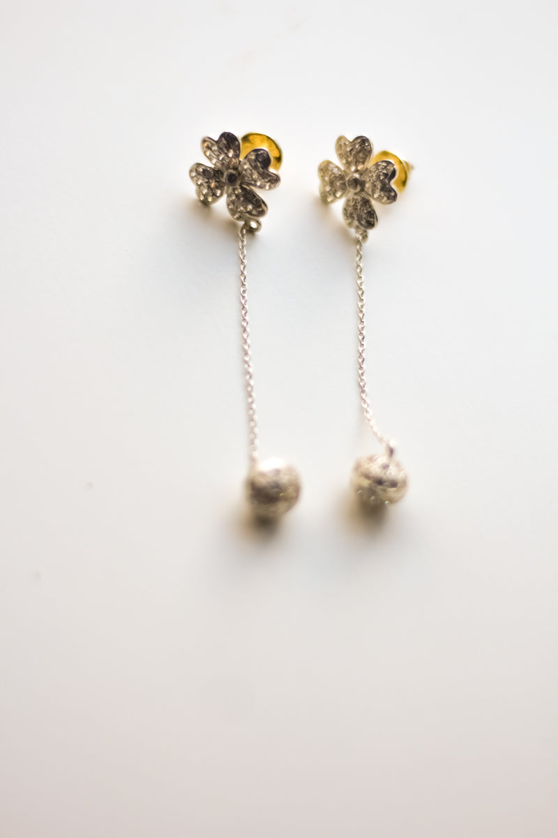 Blossom Earrings (Silver)